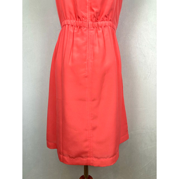 NWT J. Crew Factory Cami Dress Size 12 Coral Pink Sleeveless Mini Preppy - Picture 7 of 9